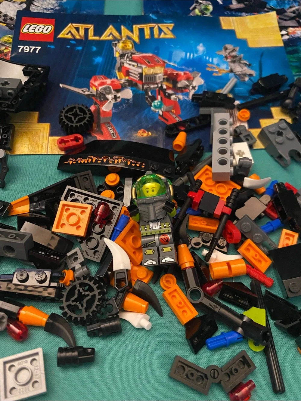 Atlantis Lego Books and Legos Mixed